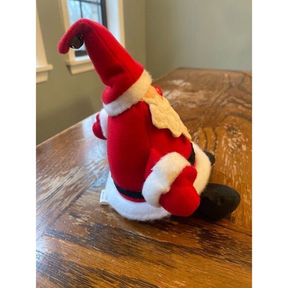 Vintage Hallmark Ambassador 1982 Santa Claus Plush With Bell Red & White Christm - Picture 2 of 6